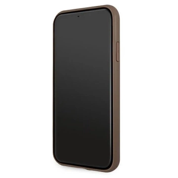 Etui Guess GUHCN614GDBR pro iPhone 11 6,1" / Xr pevný obal 4G Stripe