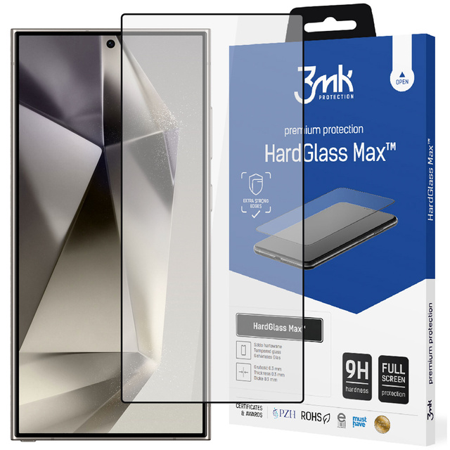 Tempered glass for Samsung Galaxy S24 Ultra - 3mk HardGlass Max