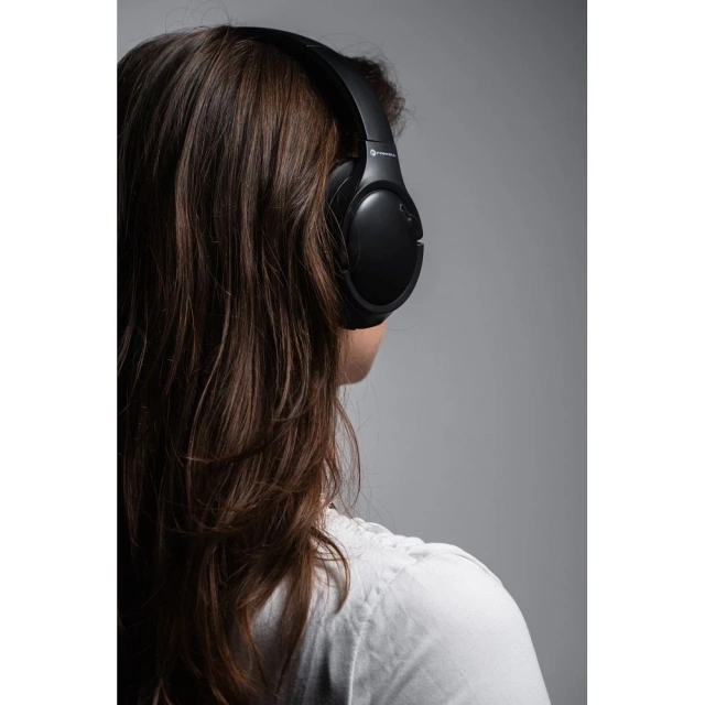 Бездротові накладні навушники Forcell F-Audio Vibe ANC TUYA APP, чорні