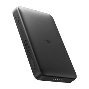 ESR Qi2 MagSlim 10000mAh 15W magnetická powerbanka čierna