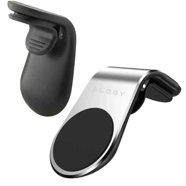 Magnetický držák do auta do auta Alogy na mřížku, stříbrný