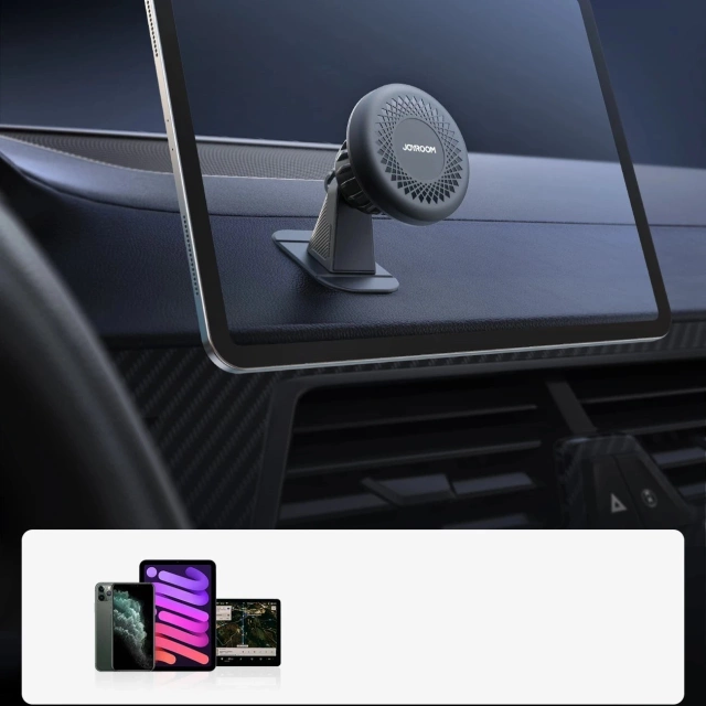 Magnetický držiak na palubnú dosku Joyroom JR-ZS356 s 360° otočením – tmavosivý