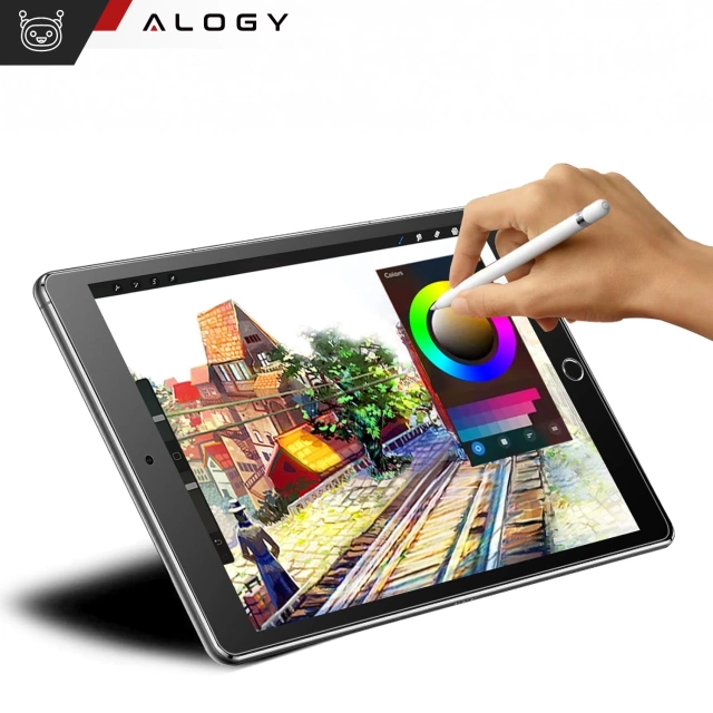 Tvrdené sklo pre Apple iPad 10.2 Gen. 7/8/9 Alogy Matte Paper-Image ochranné sklo s montážnym rámom