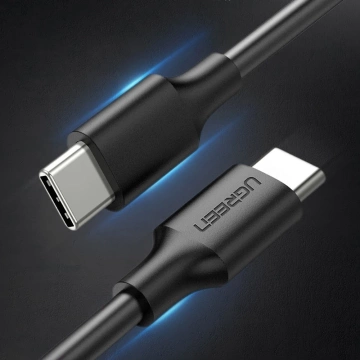 UGREEN USB Type C кабель для зарядки та передачі даних 3A 0,5 м чорний (US286)