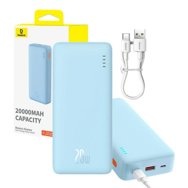 Baseus Airpow 20000mAh 20W Powerbank Blue