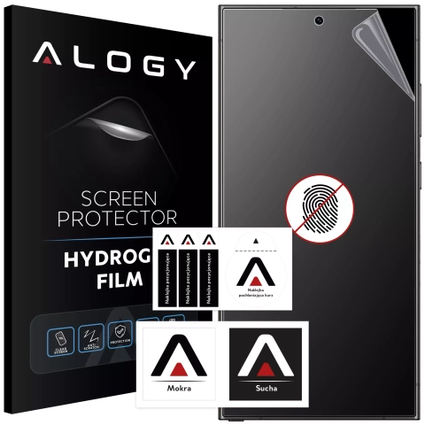 Фольга "MATTE" для Samsung Galaxy S24 Ultra Hydrogel Alogy HydroSkin Matte Pro™ екран для чохла "FINGERPRINT FREE"