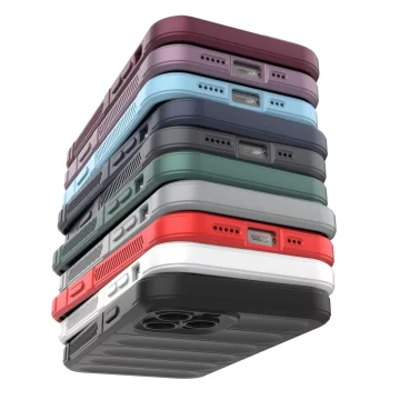 Чохол Magic Shield Case для iPhone 12 Pro еластичний броньований чохол бордовий