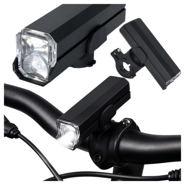 Bicycle Light Front LED Front Light Bicycle Lighting Waterproof IPX5 Alogy P12 Bike Light Black