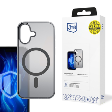 Захисний чохол для Apple iPhone 16 Plus 3mk Frosty MagCase Black