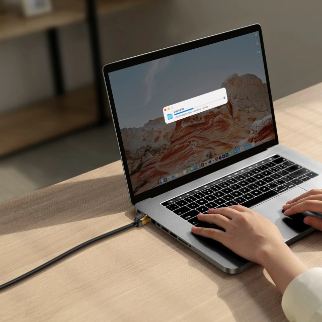 Baseus Speed Seven Netzwerkkabel RJ45 10Gbps 5m schwarz (WKJS010501)