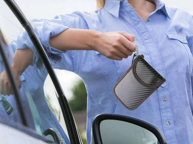 Anti-Diebstahl-Etui x2 für Schlüssel Alogy Abdeckung blockiert das Signal 14x9,5cm