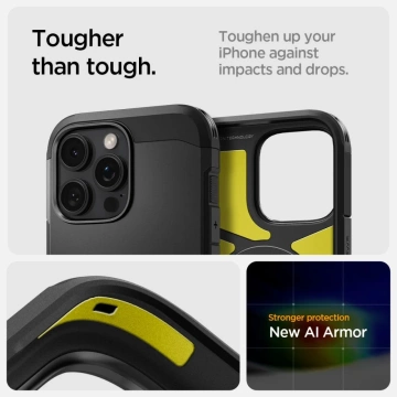 Etui Spigen Tough Armor Mag MagSafe pre Apple iPhone 16 Pro Black