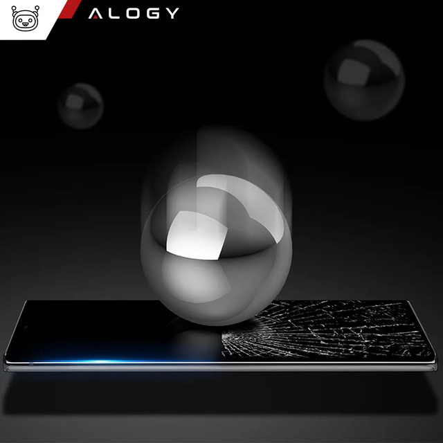 Загартоване скло для Alogy Full Glue case friendly case для Samsung Galaxy S24 Ultra Black