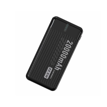 Núdzová powerbanka Denmen, čierna, 20000mAh, DP41 USC, typ C