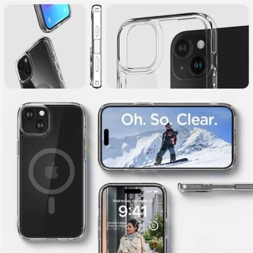 Чохол Spigen Ultra Hybrid MagSafe для iPhone 15 Plus – графіка
