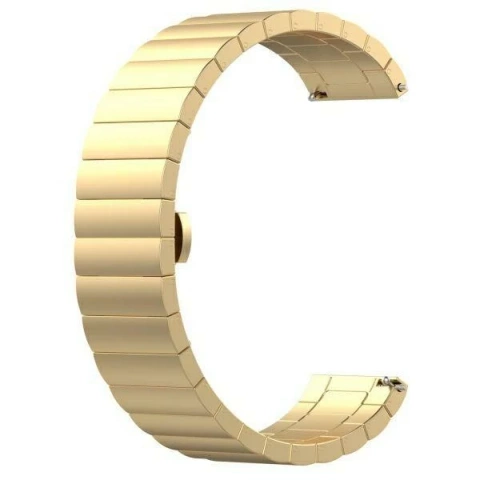 Řemínek k chytrým hodinkám Beline Beauty řemínek univerzální do 20mm zlato/zlato