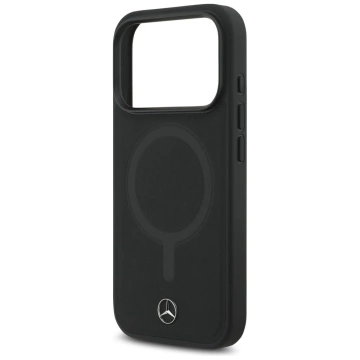 Etui do iPhone 17 Pro Mercedes-Benz Smooth Leather MagSafe Black
