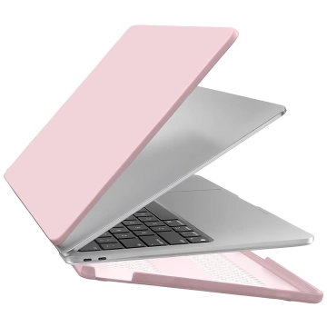 Case for Apple MacBook Air 13 / 13.3" 2018–2021 (M1 A2337/A2179/A1932) – Flexible, Matte Protective Case, Lightweight and Resistant – Alogy AirGuard™ Pink