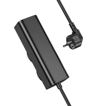Predlžovací kábel nabíjačky Hoco NS10 2 m 67W 2x230V USB-C 3x USB-A Čierna