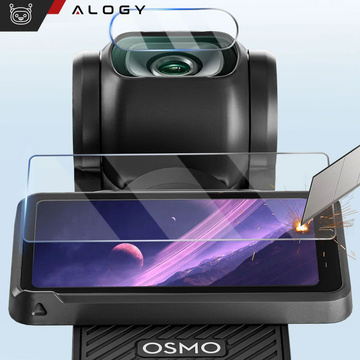 Загартоване скло для DJI Osmo Pocket 3 для екрану камери Alogy Screen Protector PRO