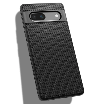 Pouzdro Spigen Liquid Air na Google Pixel 7A Matte Black Ochronne Case