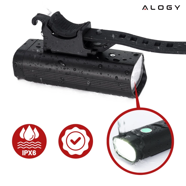 LED predné svetlo na bicykel SUPER BRIGHT 8H ILLUMINATION predné svetlo na bicykel 800LM 1800mah vodeodolné osvetlenie svetlo na bicykel čierne