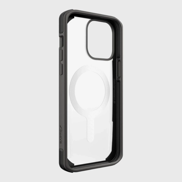 Raptic Secure Case pro iPhone 14 Pro Max s pancéřovým krytem MagSafe černý