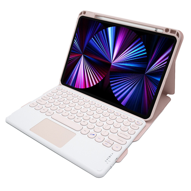 Alogy Case Bluetooth Keyboard 4in1 Touchpad Magnetic Pencil для Apple iPad Pro 11 2021 Pink