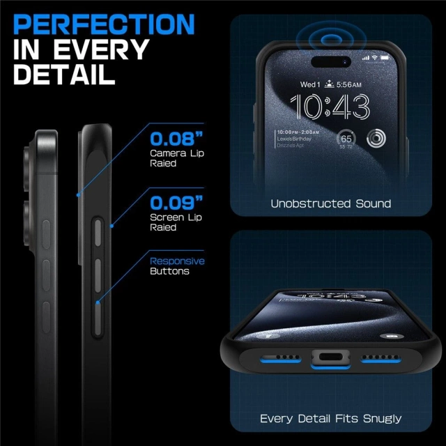 Etui Supcase UB Mag MagSafe pre iPhone 16 Black