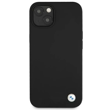 Etui BMW BMHCP13MSILBK do Apple iPhone 13 6,1" pevné puzdro Silicone Signature