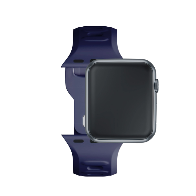 Силіконовий ремінець Pasek do smartwatcha 3mk для Apple Watch 42/44/45/49 мм Ocean Blue