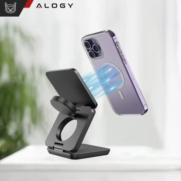 HUB splitter Alogy Adaptér pro počítačový notebook s USB-C na 3x USB-A 2.0 1x USB-A 3.0 šedý