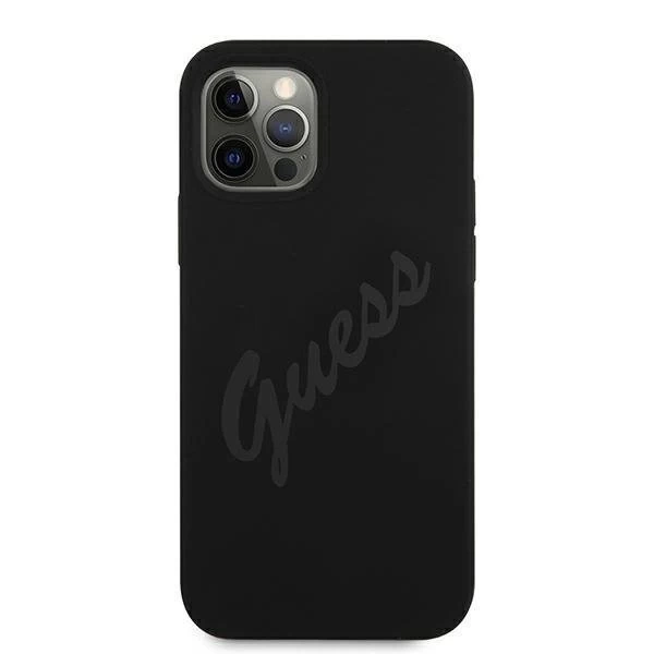Ratet mal, GUHCP12LLSVSBK iPhone 12 Pro Max 6,7" czarny/schwarz Hardcase Script Vintage