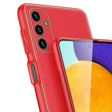 Елегантний чохол Dux Ducis Yolo з екологічної шкіри для Samsung Galaxy A13 5G червоний