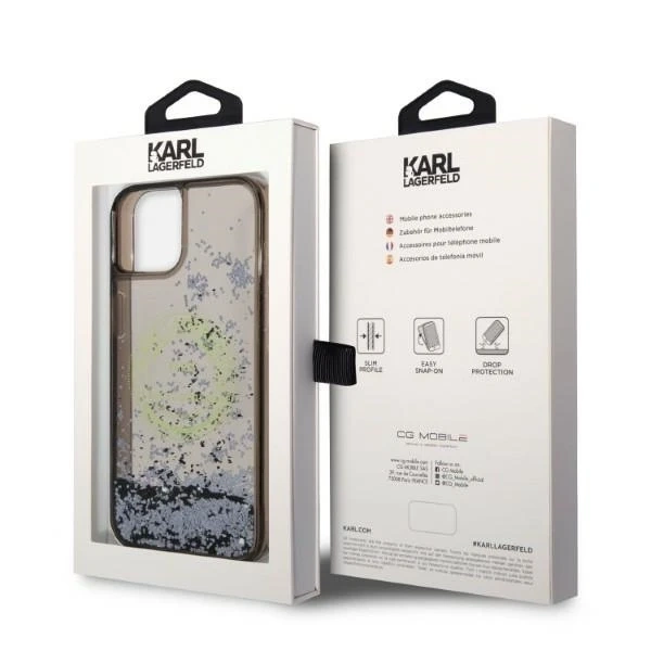 Etui Karl Lagerfeld KLHCP14MLCRSGRK для iPhone 14 Plus 6,7" Hardcase Liquid Glitter RSG