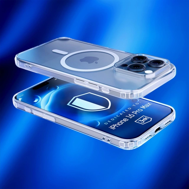 Puzdro pre Apple iPhone 16 Pro Max pre MagSafe 3mk MagCase zosilnené puzdro obrnený priehľadný chrbát