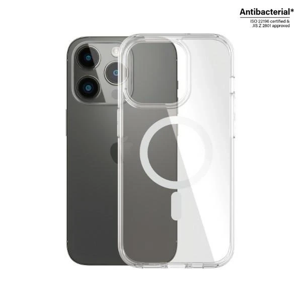 Etui PanzerGlass HardCase pro iPhone 14 Pro 6,1" Mag Safe Antibacterial Military grade transparent 0410