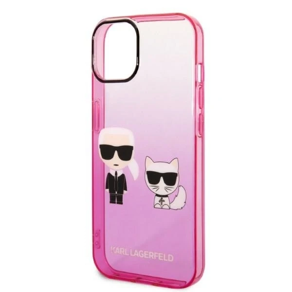 Etui Karl Lagerfeld KLHCP14MTGKCP pro iPhone 14 Plus 6,7" pevný obal Gradient Ikonik Karl