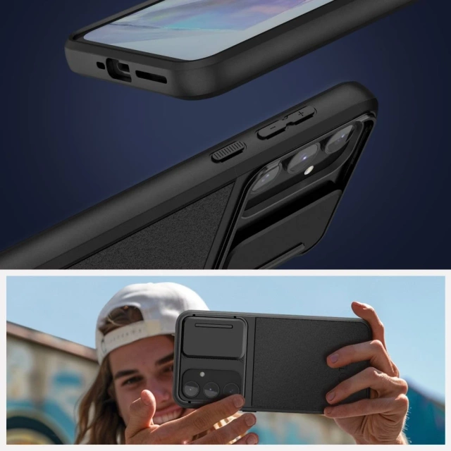 Etui Velar Cam do Samsung Galaxy A55 5G Black