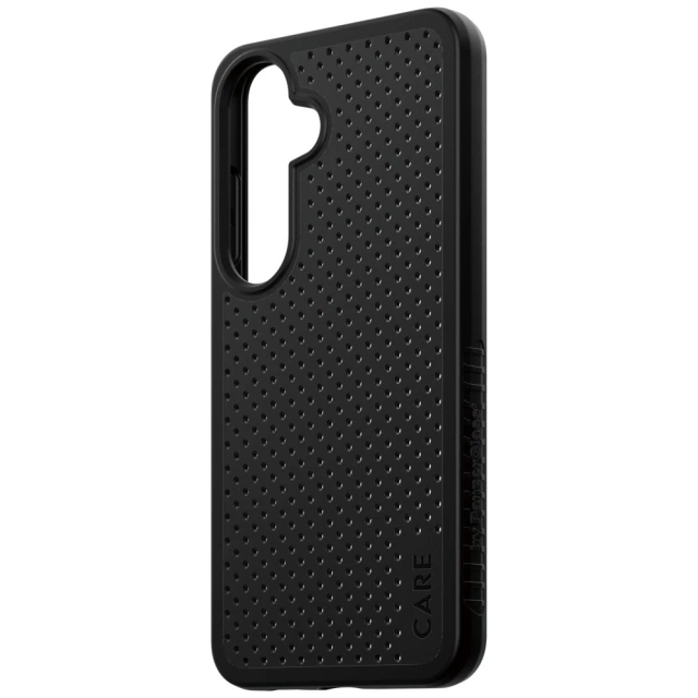 Puzdro CARE pre Samsung Galaxy S25 od PanzerGlass Feature Case, čierne