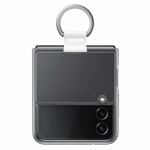 Samsung Case EF-OF721CTEGWW for Samsung Galaxy Z Flip 4 Transparent Clear Cover Ring