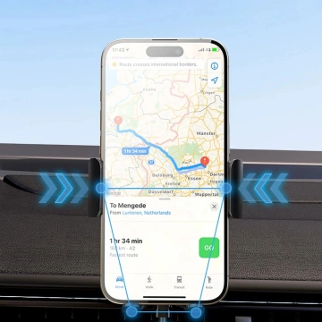 Uchwyt Wozinsky WUMID z Ładowarką Indukcyjną 15W do Auta Czarny