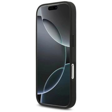 Etui Guess Hardcase 4G Big Metal Logo do iPhone 17 Pro, czarne