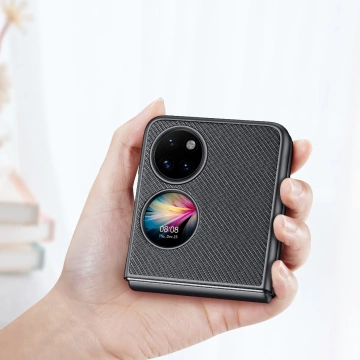 Чохол Dux Ducis Fino покритий нейлоновим матеріалом Huawei P50 Pocket black