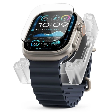 Ringke Easy Slide Clear Tempered Glass für Apple Watch Ultra 1/2 49 mm