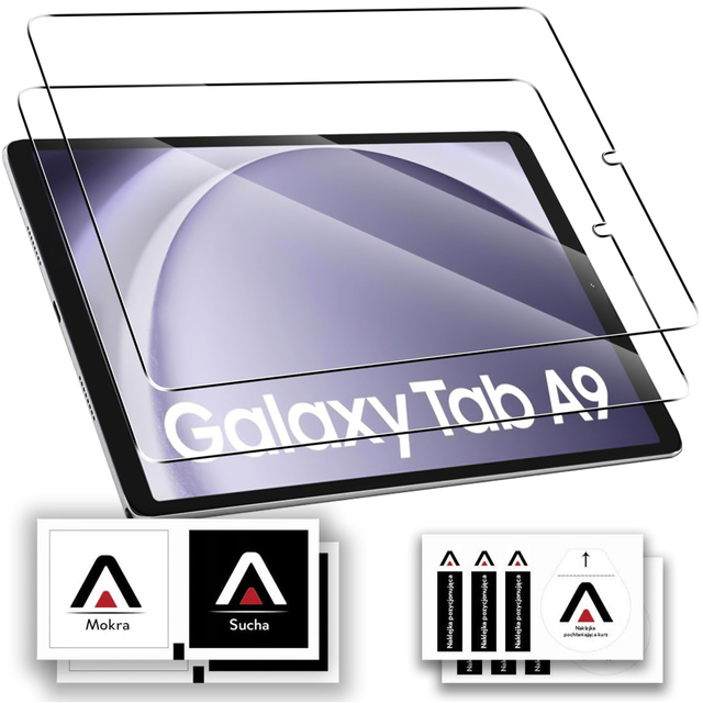 2x tvrdené sklo pre Samsung Galaxy Tab A9 2023 8,7" 2gen X110 / X115 pre Alogy Screen Protector Pro 9H