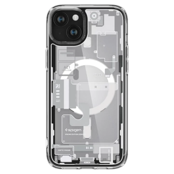 Spigen Ultra Hybrid Mag Mag Safe для Apple iPhone 15 Zero One White