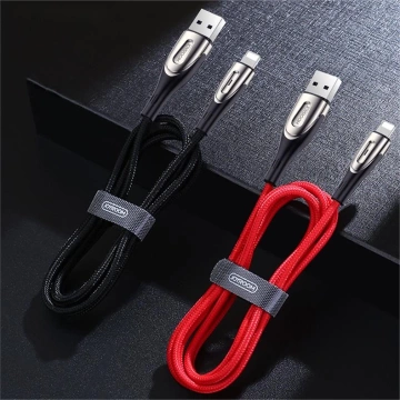 Joyroom Sharp Series Schnellladekabel USB-A - Lightning 3A 3m Schwarz (S-M411)