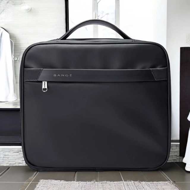 Водонепроникна косметичка Bange 30x26x10 см, складна, для косметики, аксесуарів, подорожей, жінок, чоловіків, чорного кольору