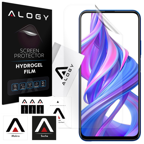 Гідрогелева плівка для Honor 9X, захисний екран телефону, Alogy Hydrogel Film
